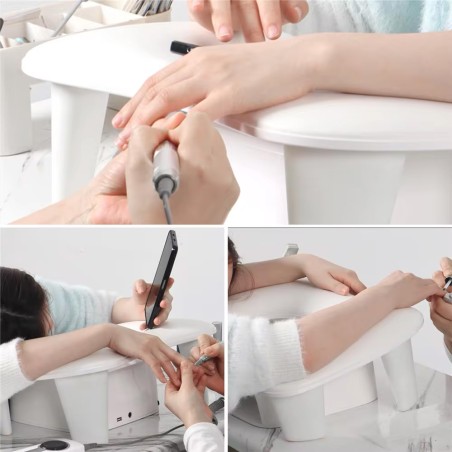 U-shaped inclined hand rest support