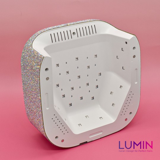 LUMIN S9 WHITE STRASS LAMPADA UV LED 48W con Display, Timer, Sensore automatico 2