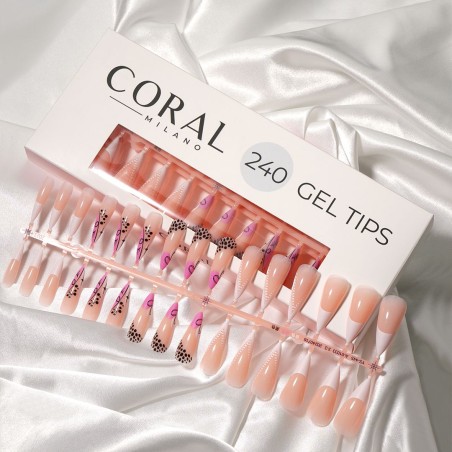 GEL TIPS - STILETTO 240PZ Rugiada